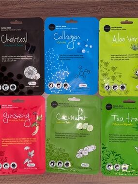 10 Assorted Facial masks